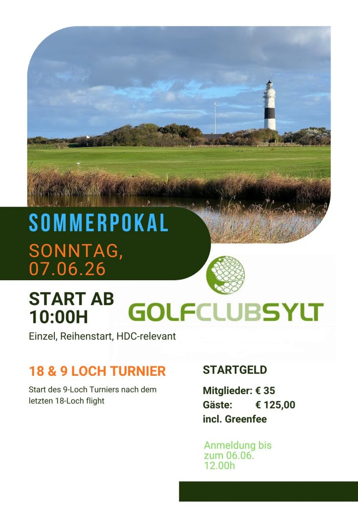Sommerpokal am Sonntag, den 07. Juni